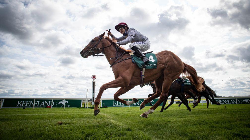 Ebro River: won the Keeneland Phoenix Stakes under a fine ride from Shane Foley