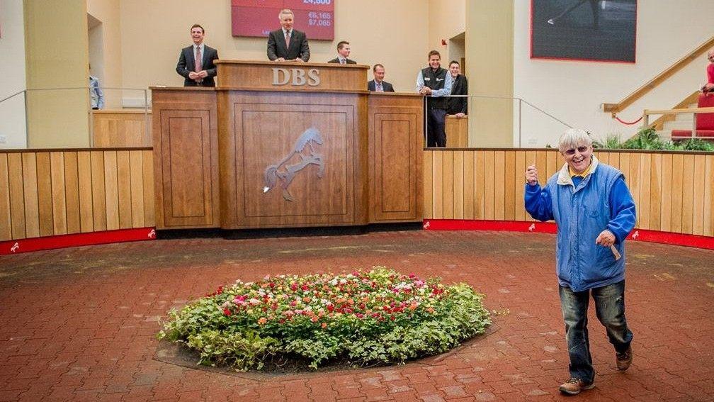 Willie Carson brings a smile to everyone's face at Goffs UK