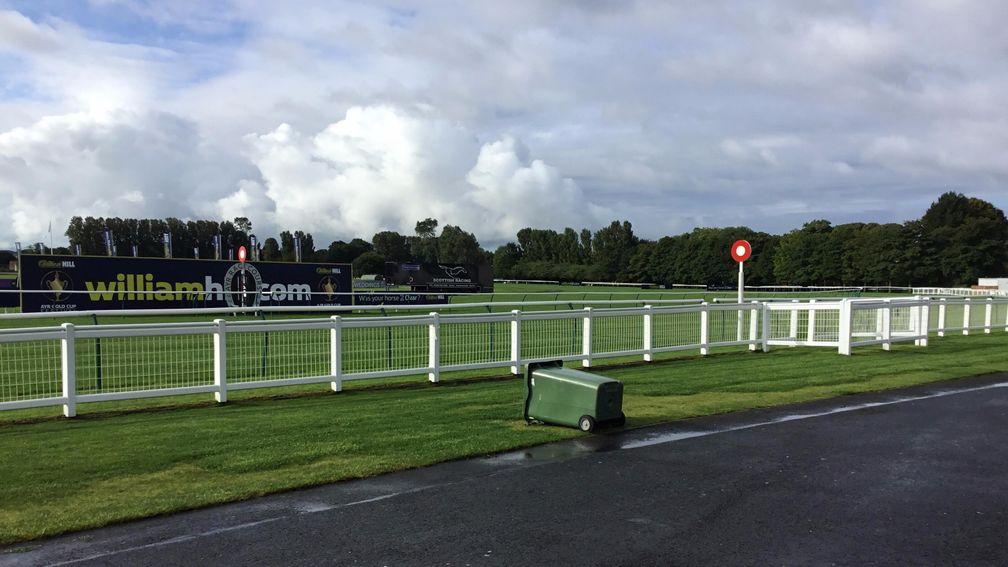Ayr: the scene at the track on Thursday morning