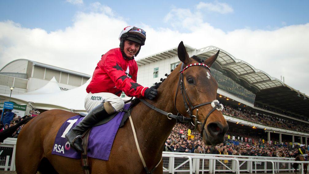 Blaklion and Ryan Hatch after winning the RSA Chase