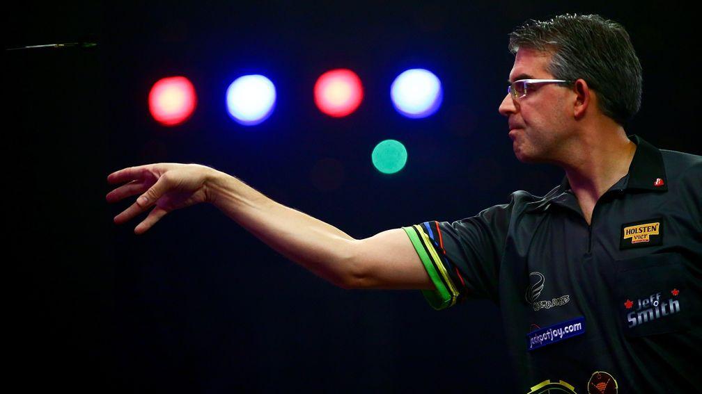 Jeff Smith of Canada in action at the Lakeside