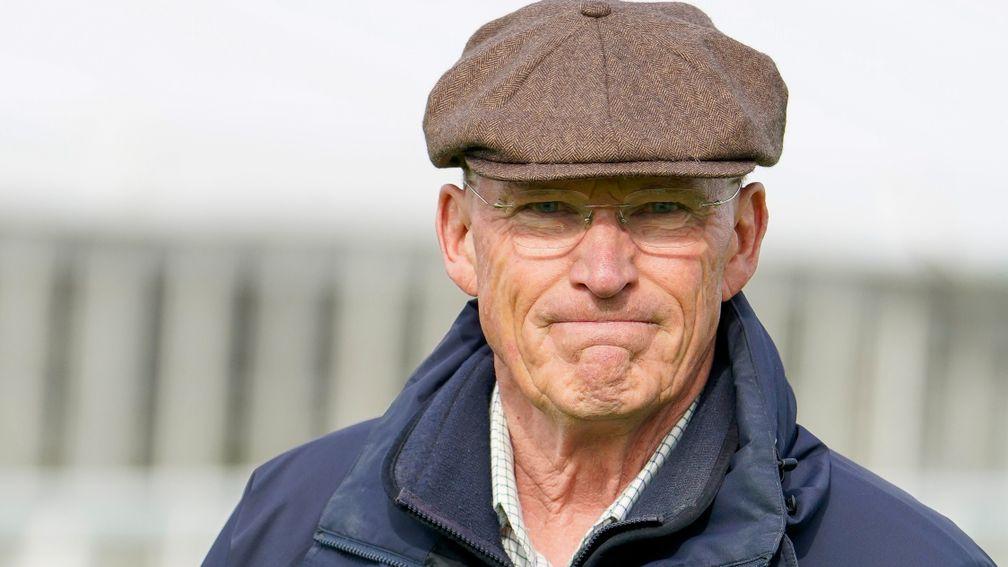 EPSOM, ENGLAND - MAY 23: John Gosden poses at Epsom Racecourse on May 23, 2022 in Epsom, England. (Photo by Alan Crowhurst/Getty Images)