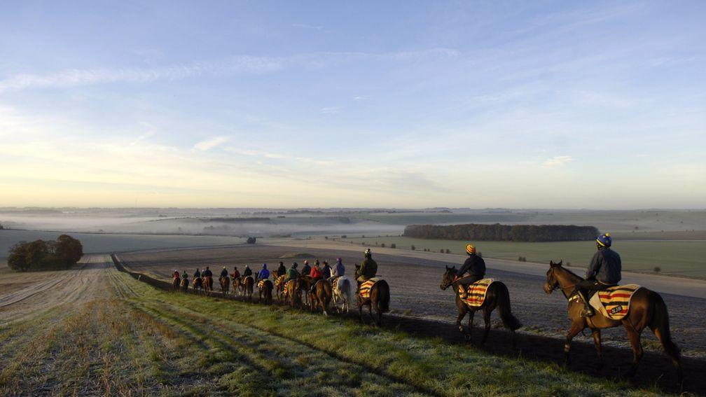 The glorious Lambourn Valley, home to Peter and Bonk Walwyn for more than half a century
