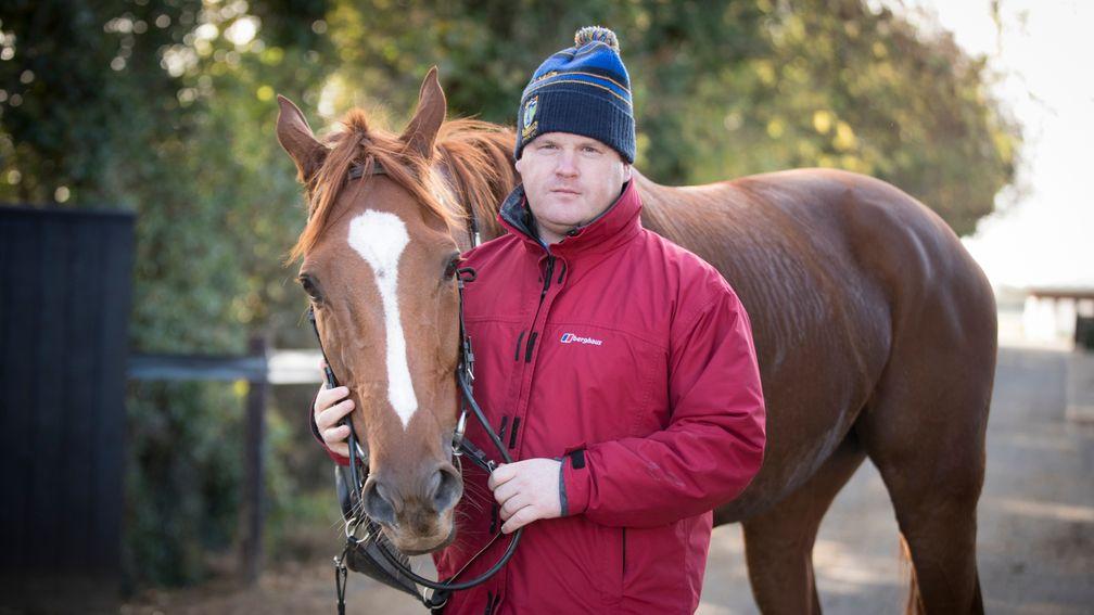 Gordon Elliott and Samcro: the trainer's stable star was a shock second on Friday