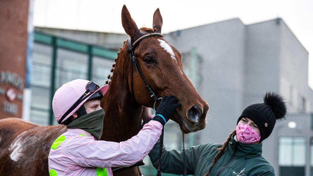 Monkfish is the centre of attention after winning the opening race at Fairyhouse