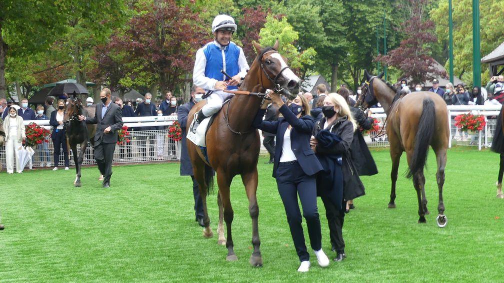 Accakaba made it four out of four in the Group 2 Prix du Calvados