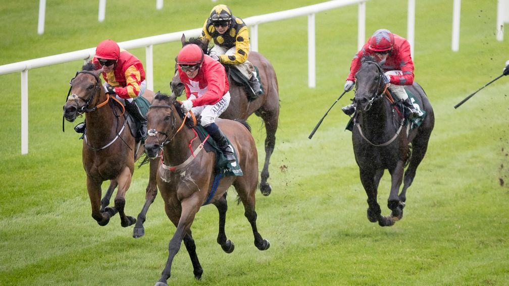 Gordon Lord Byron and Chris Hayes power to victory in the Greenlands Stakes