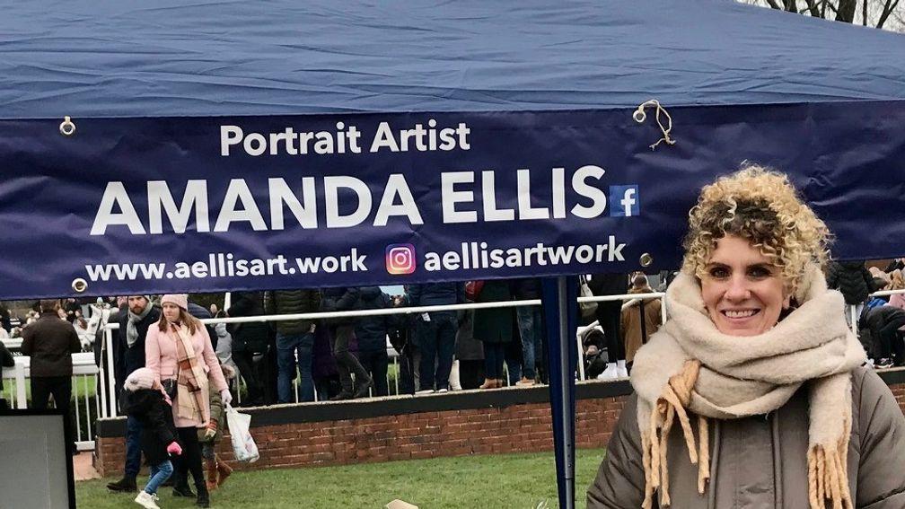 Amanda Ellis : on course at Lingfield