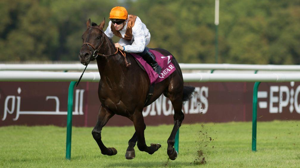 Vadamos on his way to victory in the Prix du Moulin