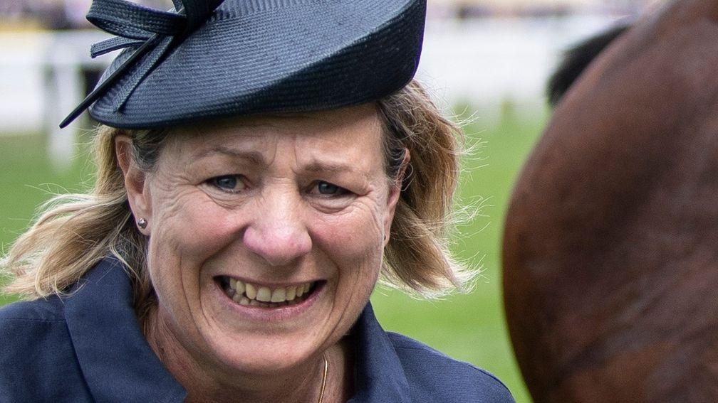 Eve Johnson Houghton is delighted after Accidental Agent's Queen Anne win
