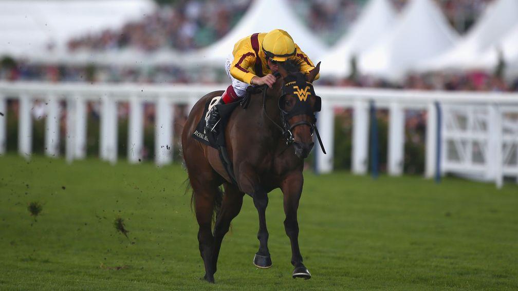 Lady Aurelia wins the Queen Mary Stakes at Royal Ascot in 2016