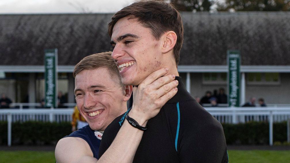 Donnacha O'Brien: the champion jockey (right) is now taking up a career in training