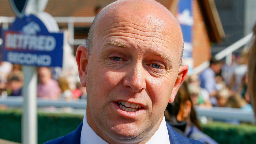 Owen Burrows: trainer of Markaz is 45 today