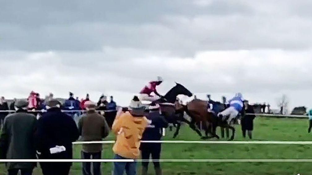 Mikey Sweeney clings on to Ask Heather at Killeagh point-to-point
