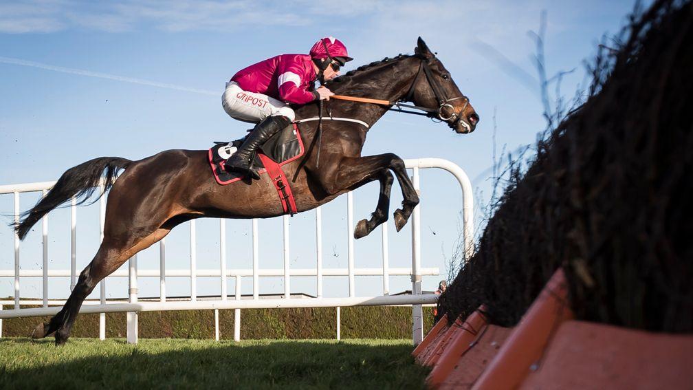 Apple's Jade and Davy Russell on their way to victory in the Squared Financial Christmas Hurdle