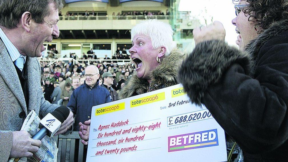 Scoop6 players on Saturday will be hoping for a big win just like Agnes Haddock enjoyed