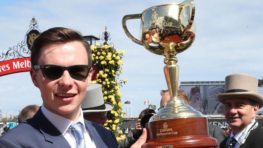 Joseph O'Brien: twice a winner of the Melbourne Cup as a trainer