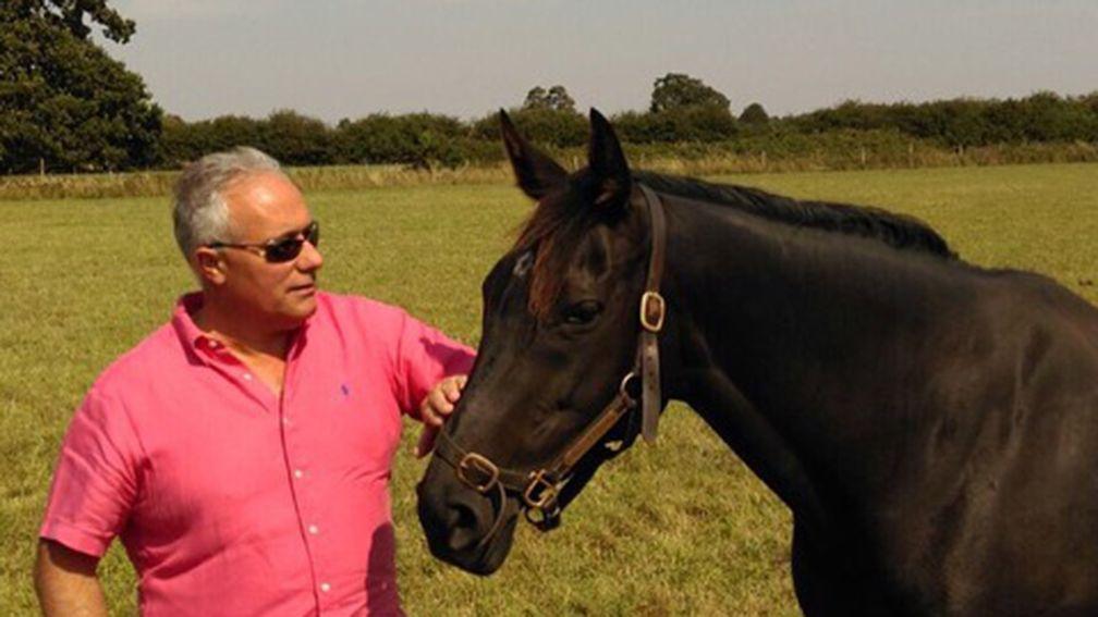 Gary Hodson with his remarkable broodmare Primo Lady