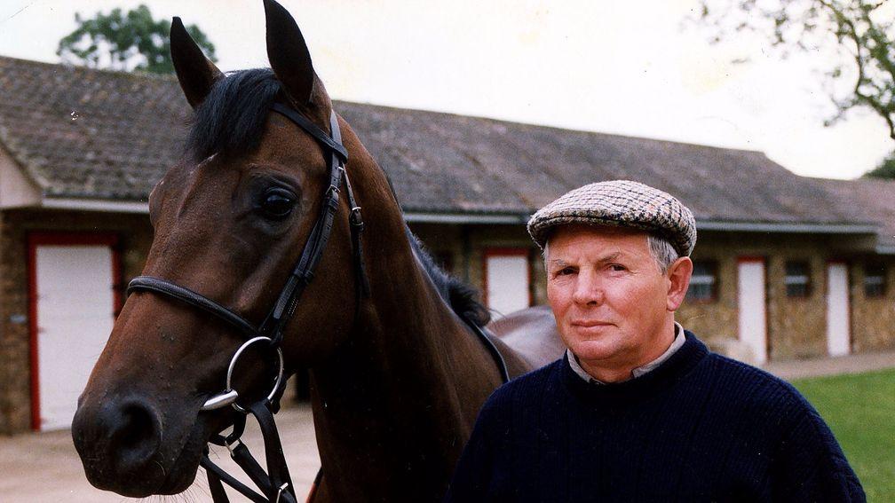 Jim Leigh pictured with Royal Ascot winner On Tiptoes