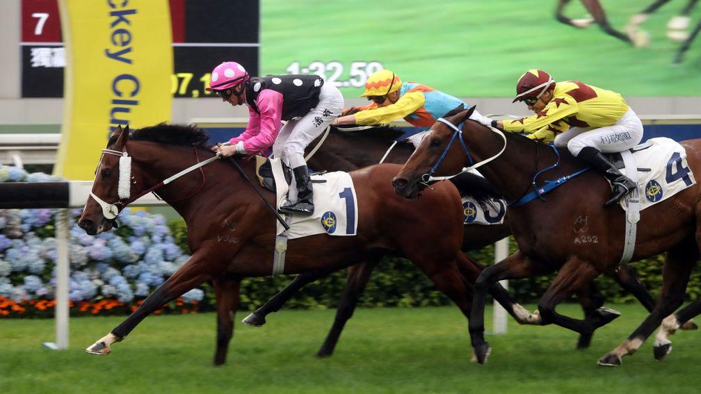 Beauty Generation scores a repeat win in the Chairman's Trophy at Sha Tin