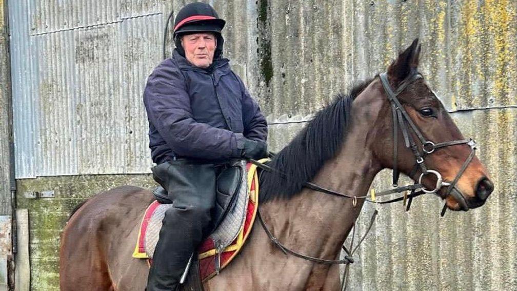 Victor Thompson is back riding out seven weeks after breaking his leg