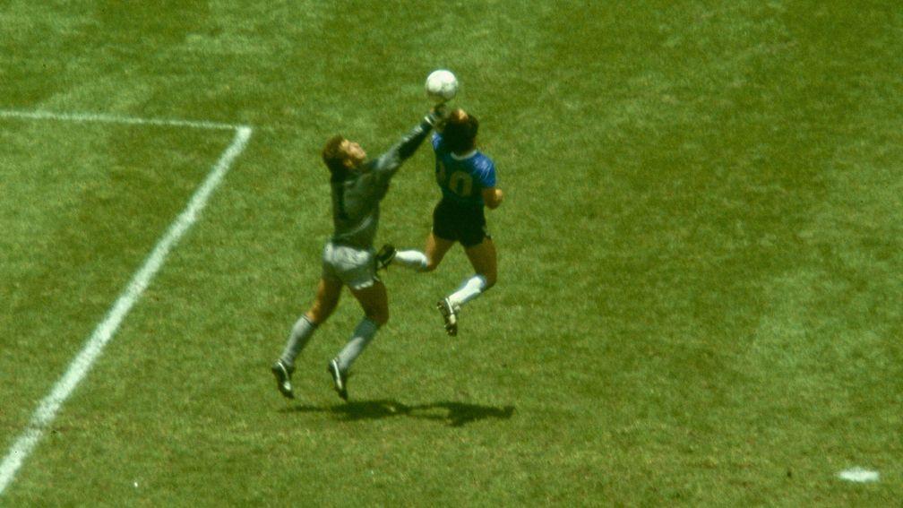 'Maradona knew what he'd done – he ran back looking at the referee. It cost us the match. I would definitely have got that ball'