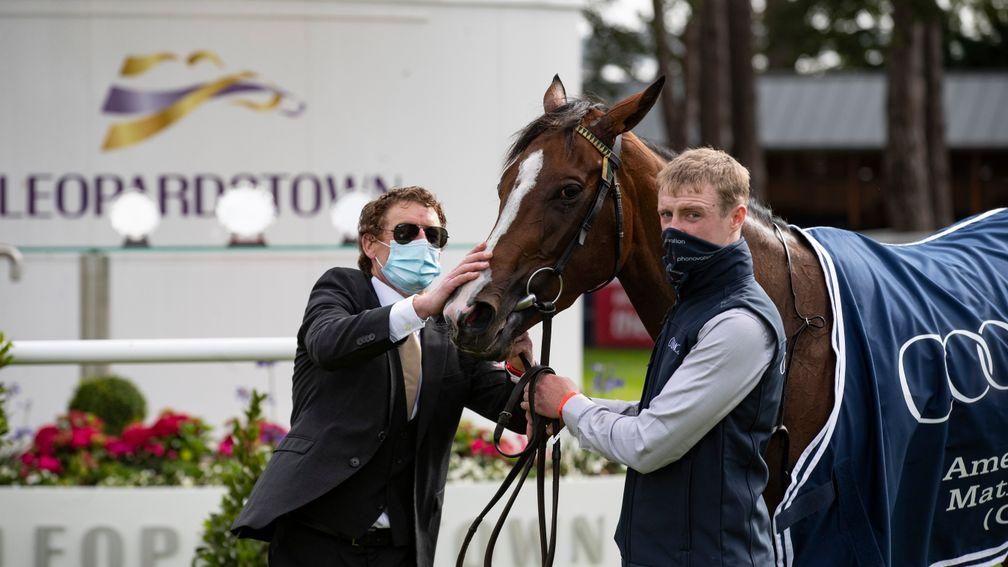 Johnny Murtagh registered his first Group 1 winner as a trainer with Champers Elysees at Longines Irish Champions Weekend