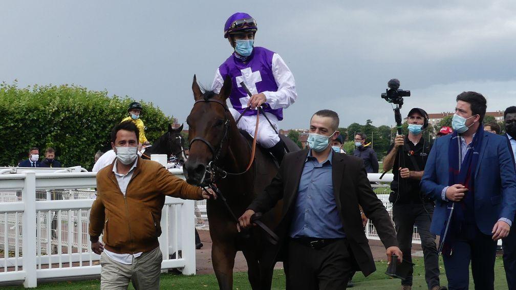 Pretty Tiger and Christophe Soumillon: winners of the Group 3 Prix Exbury