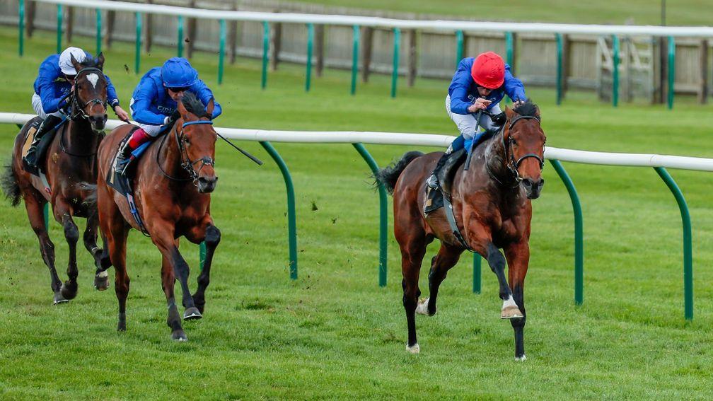 New London draws clear of his rivals to win at Newmarket's Craven meeting