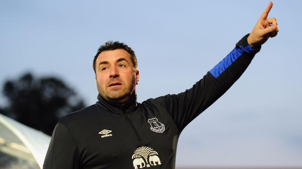Everton's interim manager David Unsworth