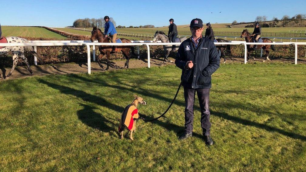 Jamie Osborne opted to put Bobby on a lead after her run on the gallops
