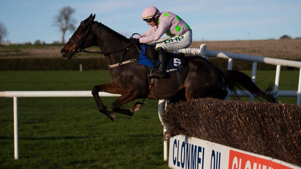 Douvan wins his final race at Clonmel in November 2019 under Paul Townend