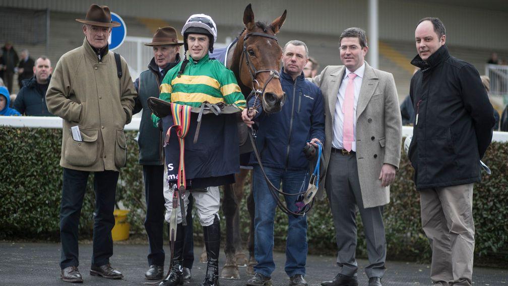 Job done: Great Field and jockey Jody McGarvey after winning the Webster Cup Chase at Navan.