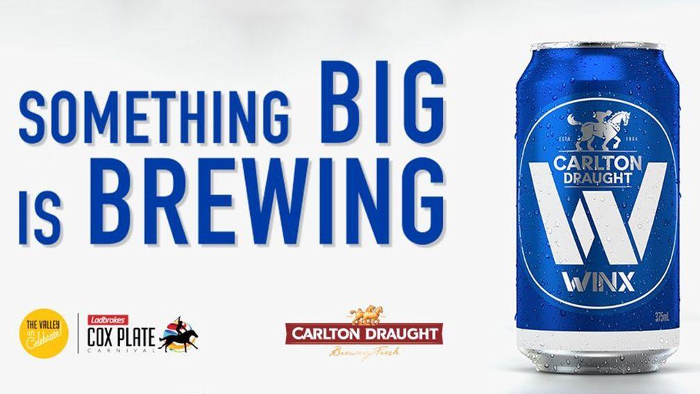 Carlton Draught beer: a can with a difference in honour of Winx