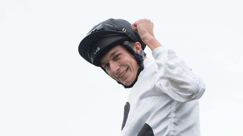Luke Morris: a busy Saturday on the all-weather for the Flat jockey
