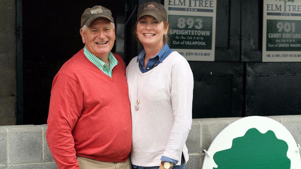 Jody and Michelle Huckabay enjoyed a spectacular payday with a son of freshman Will Take Charge