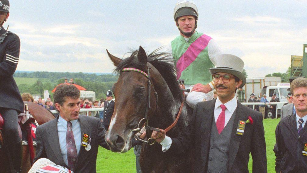 Commander In Chief led in by the youthful Prince Khalid Abdullah: Delahooke bought both the sire and dam