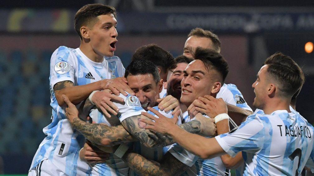 Argentina had plenty to celebrate in their Copa America win over Ecuador
