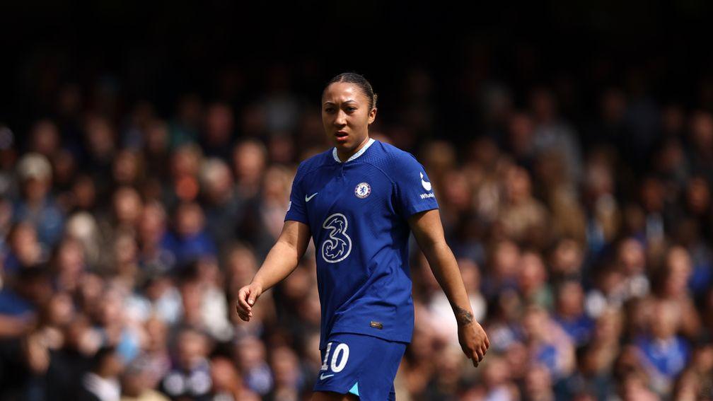 Lauren James scored a hat-trick for Chelsea against Manchester United in January