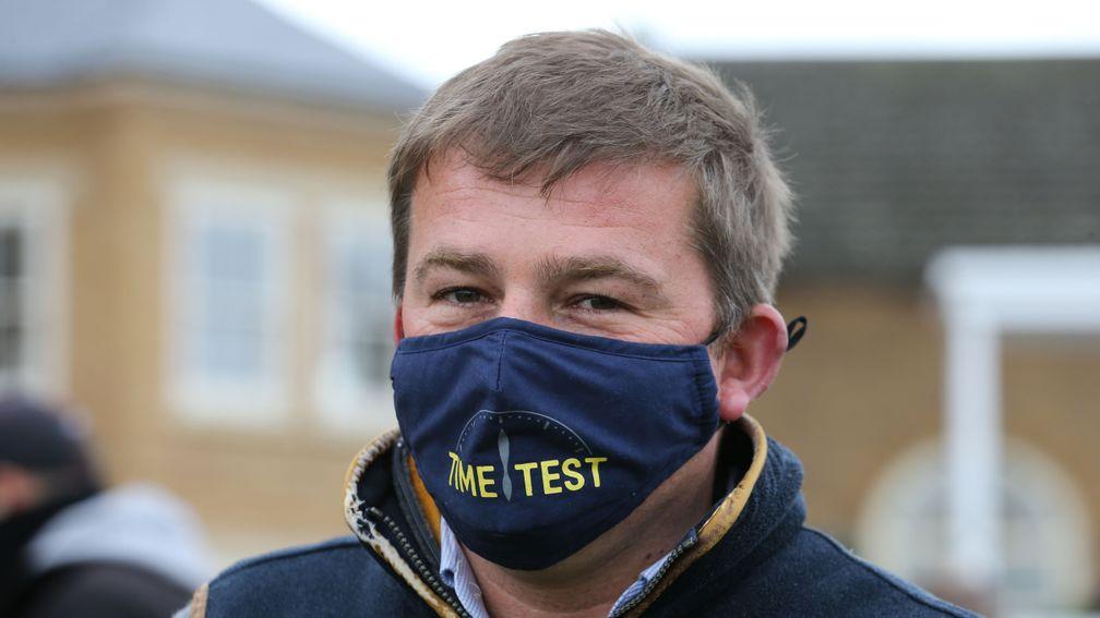 Tim Lane: The National Stud director sports his Time Test mask
