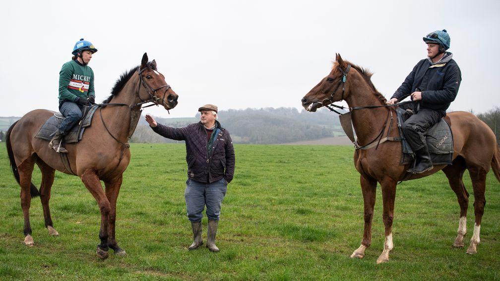 Gold Cup-bound: Lostintranslation (left) and Native River (right) could be heading to Cheltenham for Colin Tizzard