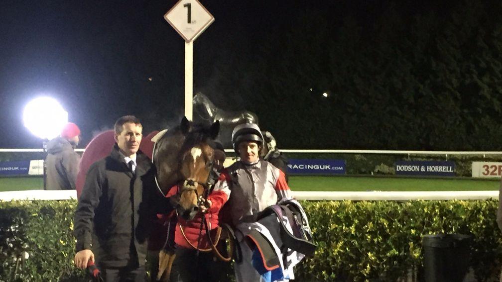 Stand Guard made all-weather history when making it win number 28 at Kempton in January last year