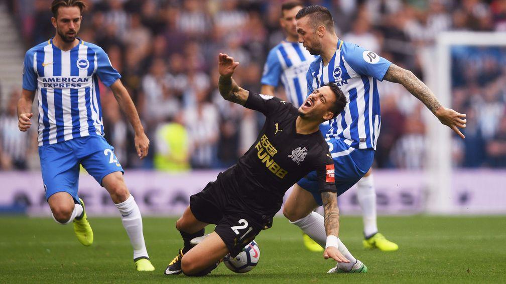 Shane Duffy was fortunate to escape punishment for his tackle on Joselu