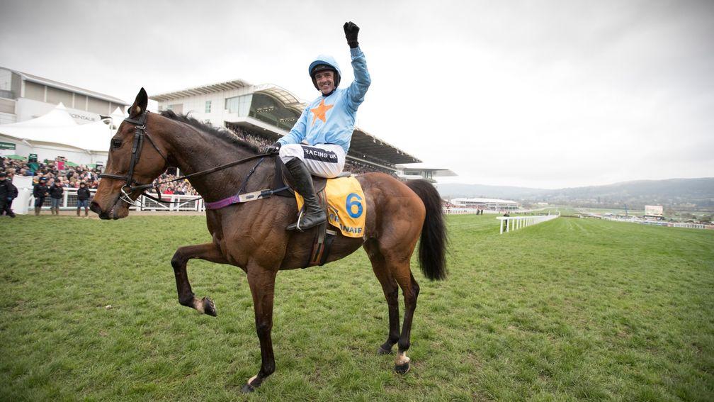 Un De Sceaux and Ruby Walsh after the horse put his best foot forward to win the Ryanair Chase