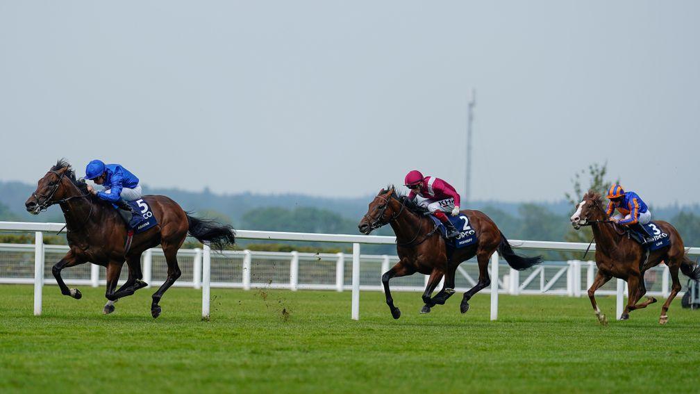 Adayar surges clear of Mishriff and Love at Ascot on Saturday