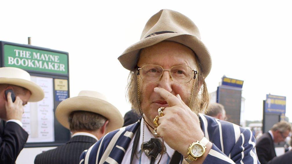 John McCririck: his use of tic-tac attracted attention