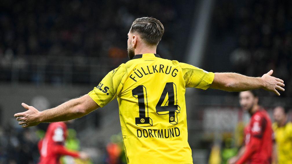 Borussia Dortmund's Niclas Fullkrug will face former club Werder Bremen on Saturday