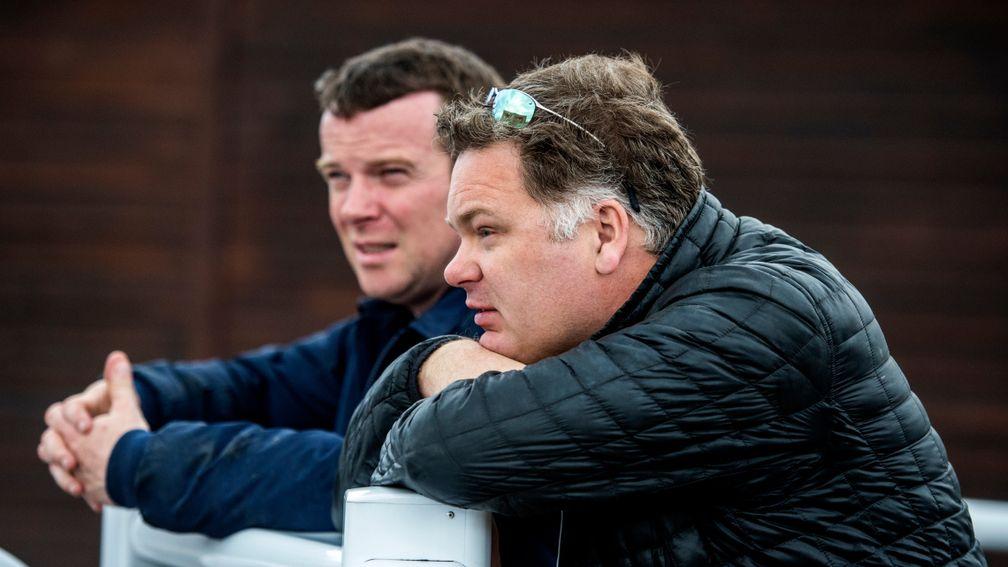 Star Bloodstock's Matt Eves (right) with the operation's Noel McDonnell