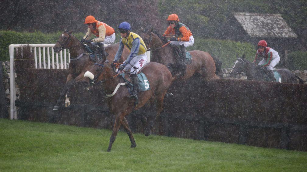 MUNSAAB Ridden by Henry Brooke (Far Side Orande cap)  wins at Cartmel as the Curragh strickes at Cartmel 27/5/17Photograph by Grossick Racing Photography 0771 046 1723