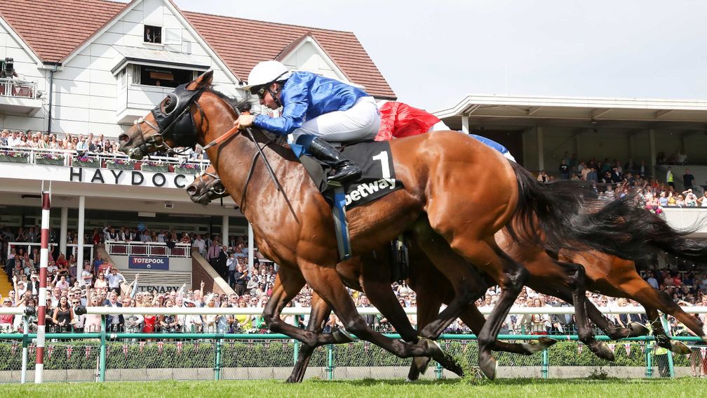 D'bai registers a first Group success in the John Of Gaunt at Haydock